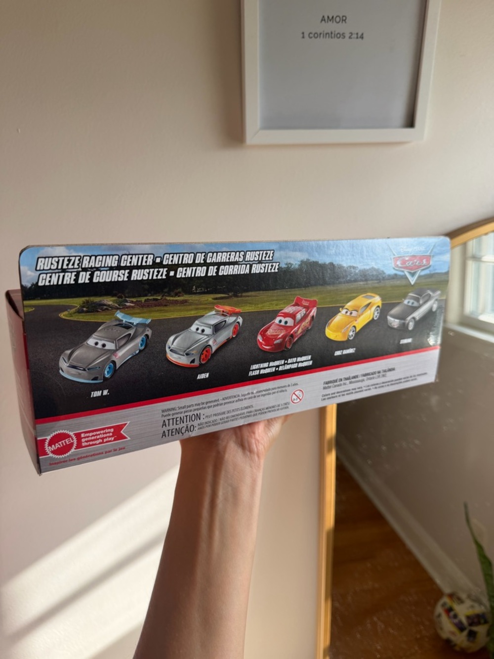 Mattel Disney Cars 5-Pack Toy Cars — Red, Yellow, Silver, Black